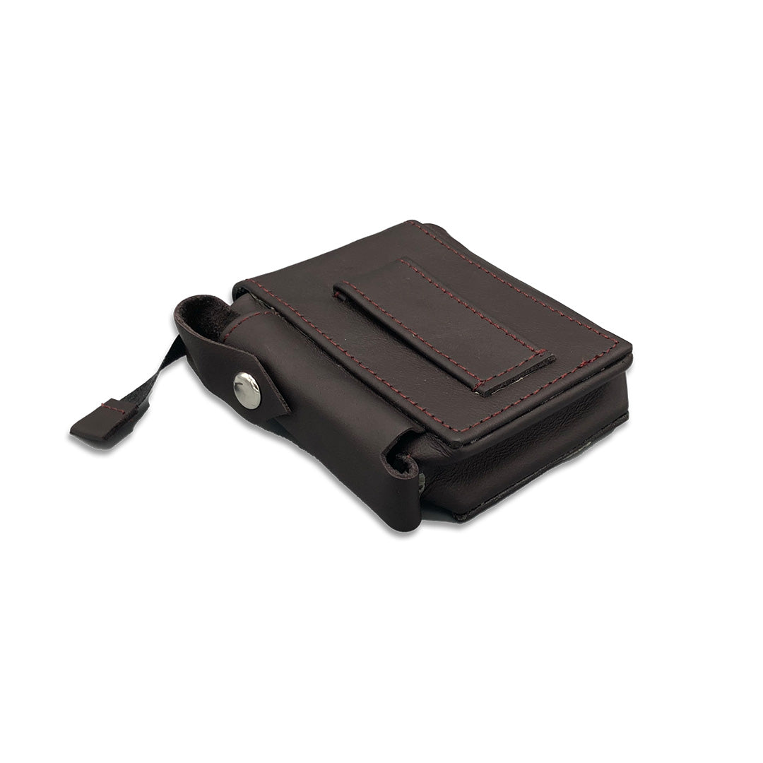 Genuine Leather Cigarette & Lighter Case – Belt-Mounted - BIKOZZ